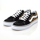 【公式 正規取扱】VANS ヴァンズ Sk8-Low Leopard Black/True White VN0009QRBMW レオパード ヒョウ柄 スニーカー 送料無料