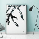 【送料無料】【70x50】【A3/42x29.7】 ポスター 北欧 Troom 【 eucalypt 】 フレーム ユーカリ 植物 ボタニカル おしゃれ モノクロ インテリア モノトーン