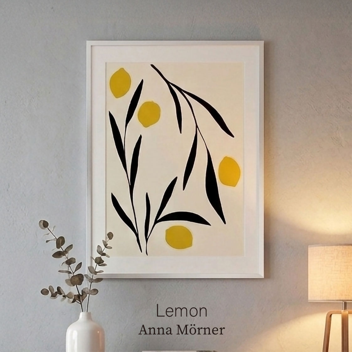 ポスター 北欧 インテリア 【70x50】【A4】『lemon』 「レモン」 The poster club ポスタークラブ poster おしゃれ インテリア アートプリント フレーム