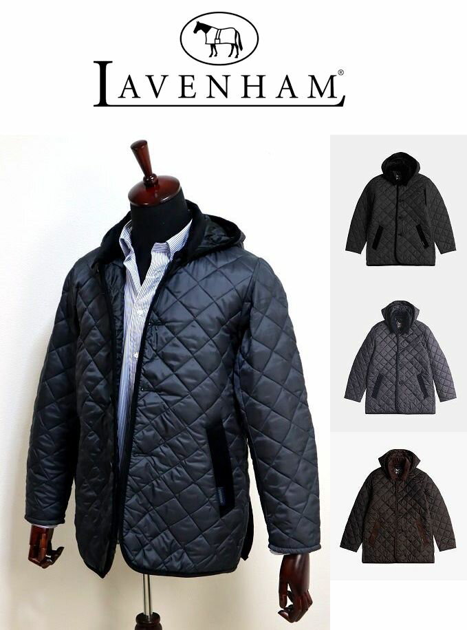 SALE30%OFF 2023秋冬入荷 LAVENHAM ラベンハム DENSTON デンストン キルティングジャケット 国内正規品 ヒットユニオン 2023MODEL メンズ