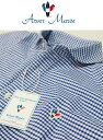 2024春夏入荷分 Arvor Maree アルヴォマレー 定番SAILOR L/S OXFORD SHIRT BLUE GINGHAM メンズ