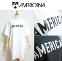 2024春夏 Americana アメリカーナ ワイドスリーブ チュニック丈 TEE ワンピース "AMERICANA" BRF-M-685A レディース