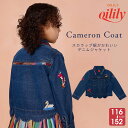 【正規品 オイリリー】ブランド キッズ デニムジャケット 刺繍 Gジャン 【yf25gco210】