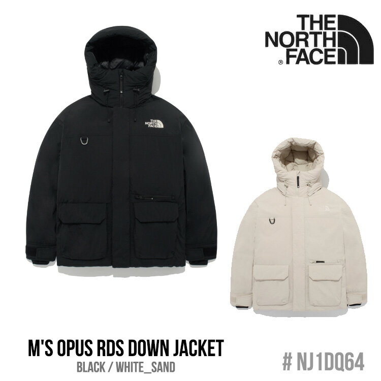 ノースフェイス ダウンジャケット THE NORTH FACE メンズ レディース M'S OPUS RDS DOWN JACKET メンズ オプス RDS ダウンジャケット BLACK ブラック WHITE_SAND ホワイトサンド NJ1DQ64A/B ウェア【中古】未使用品のサムネイル