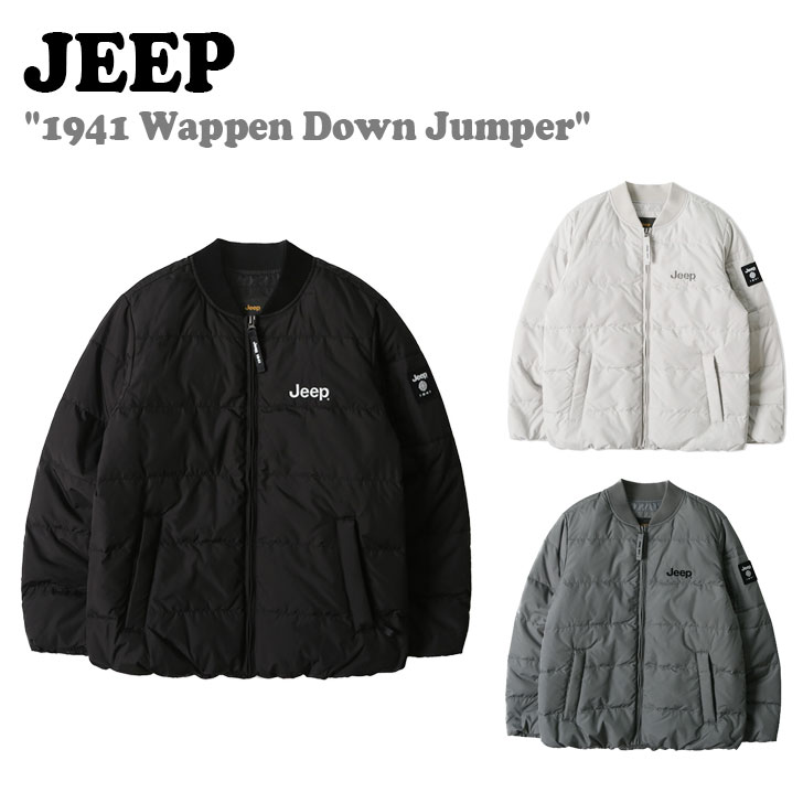 ジープ ダウン Jeep ダウンジャケット メンズ レディース 1941 Wappen Down Jumper 1941 ワッペン ダウンジャンパー BLACK ブラック IVORY アイボリー KHAKI カーキ JN4JPU492BK/IV/KH ウェアのサムネイル