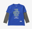 ノースフェイス キッズ tシャツ THE NORTH FACE キッズ LTSピカティー LTS Pika Tee【TB/TNFブルー】 【100 110 120 130 140 150】 【NTJ82336】