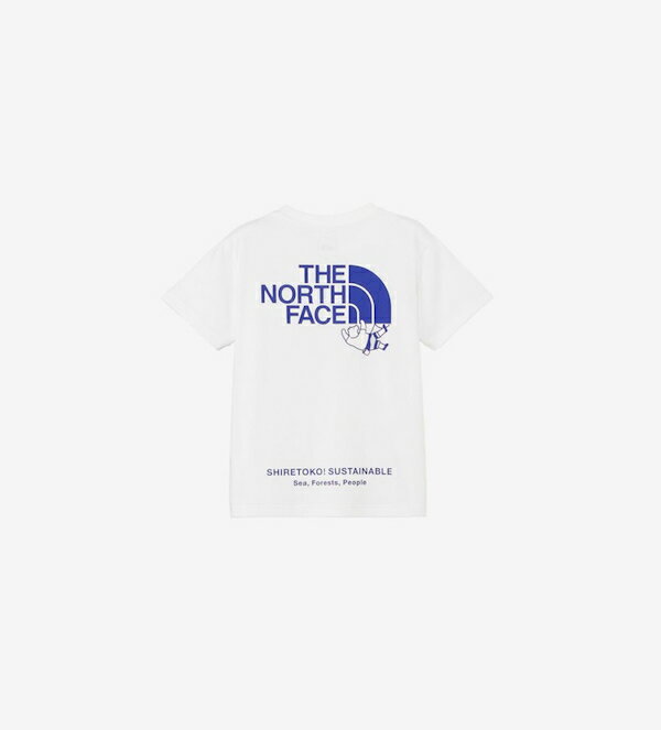 楽天子供服セレクトショップRoomsTHE NORTH FACE ザ・ノース・フェイス S/S Shiretoko Toko Tee（キッズ ショートスリーブシレトコトコティー） ホワイト（W） 100cm 110cm 120cm 130cm 140cm 150cm NTJ32430ST