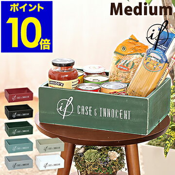 収納ボックス 収納 ボックス ストレージボックス おしゃれ 北欧 木製 ウッド ナチュラル シンプル ビンテージ ヴィンテージ おもちゃ箱 レトロ シンプル インテリア雑貨【ポイント10倍】［ Vintage finish BOX Medium ］のサムネイル