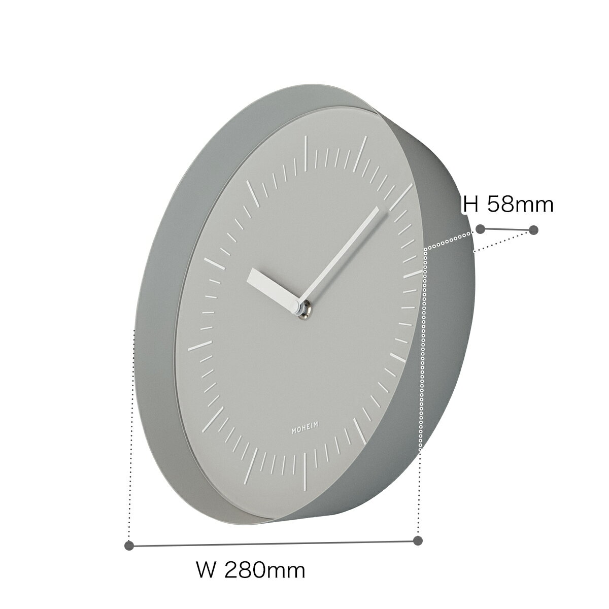 【特典付き】モヘイム 掛け時計 壁掛け時計 時...の紹介画像2