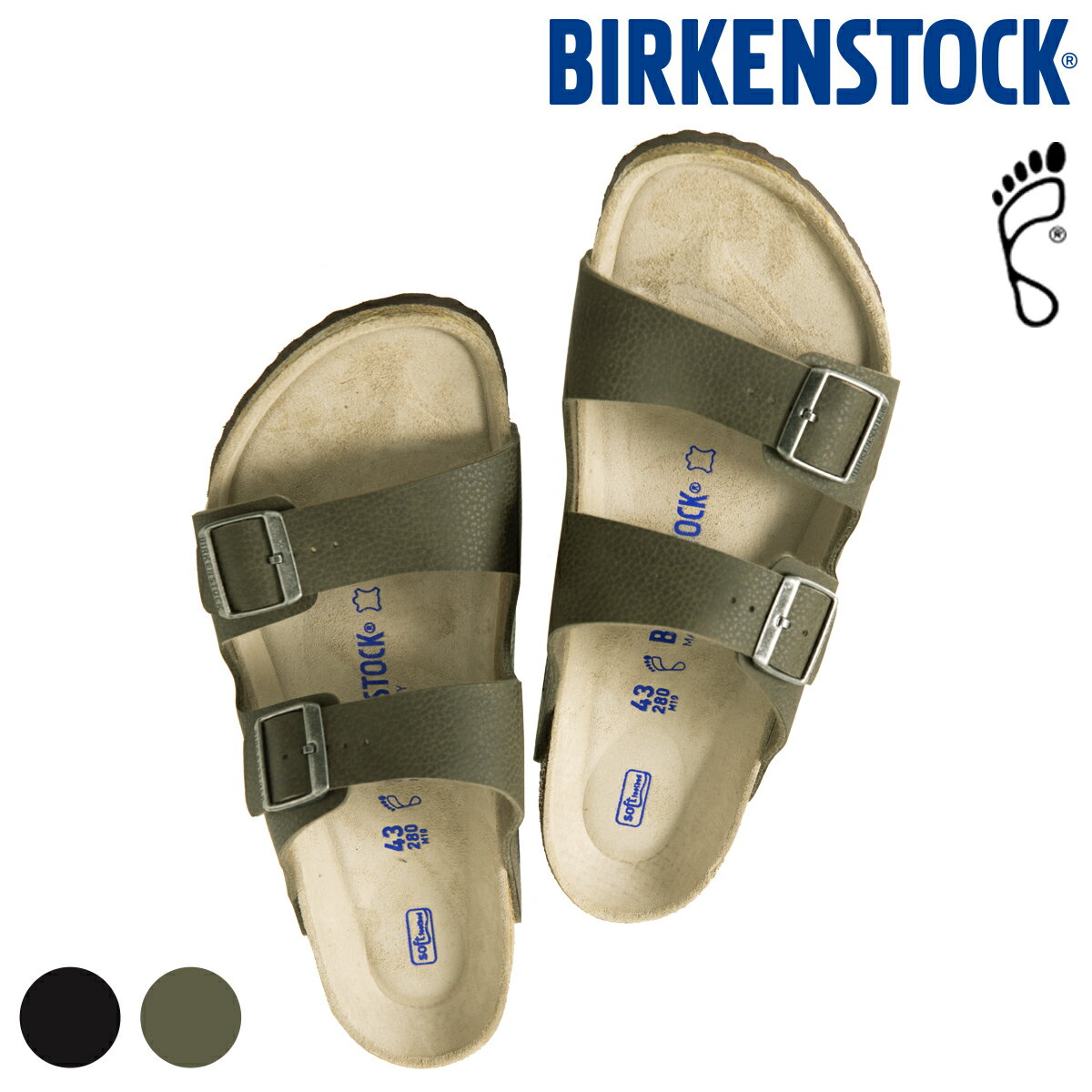 ビルケンシュトック サンダル アリゾナ BIRKENSTOCK 正規販売店 ソフトフットベッド デザートソイル メンズ GC1005714 GC1008445 レギュラー 幅広 コーデ 人気 歩きやすい 履き心地 おしゃれギフト【送料無料】［ BIRKENSTOCK ARIZONA SFB DESERT SOIL レギュラー ］