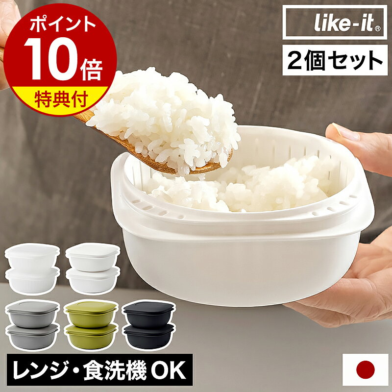 冷凍ごはん容器 2個セット【特典付