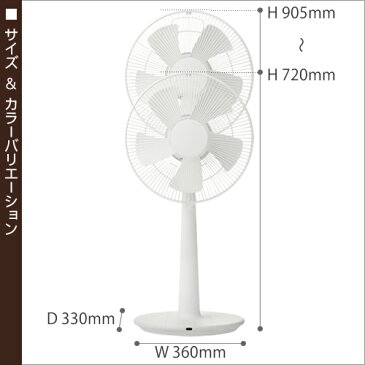 扇風機 おしゃれ 静音【送料無料】 サーキュレーター プラスマイナスゼロ プラマイゼロ 首振り 首ふり リモコン付 タイマー リビングファン アロマ 寝室 リビング ギフト 新築祝い［ ±0 リビング扇風機 XQS-Z120 ］