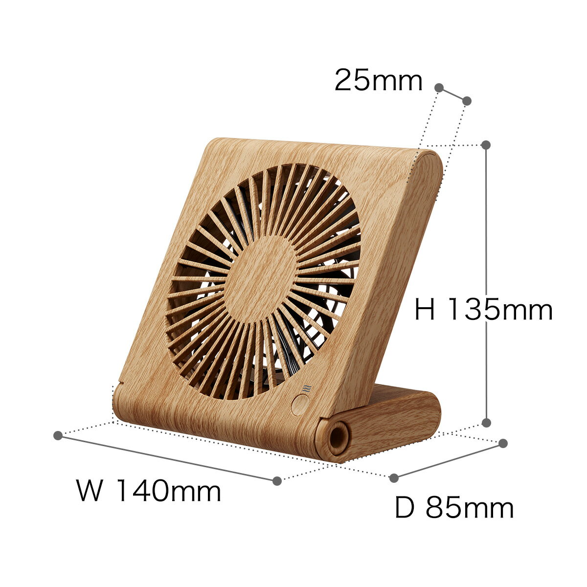 扇風機 卓上 オフィス ウッド 木目 USB おしゃれ 卓上扇風機 USB扇風機 卓上ファン コンパクト 電池式 USB扇風機 USBケーブル 小型扇風機 ミニ コンセント 携帯 シンプル 持ち運び アウトドア キャンプ【ポイント10倍 送料無料】［ スリムコンパクトファン 木目調 ］