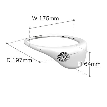 扇風機 首かけ 羽なし USB 充電式【特典付き】ハンズフリー ポータブル扇風機 ハンディファン 携帯扇風機 ハンズフリー扇風機 携帯 軽量 USB扇風機 首掛け扇風機 アウトドア ハンディー ミニファン WSF-102B【ポイント10倍 送料無料】［ ハンズフリーファン hooop ］