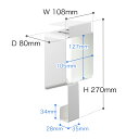 特典付き［ 棚下ドライヤーホルダー タワー ］山崎実業 tower ドライヤーホルダー ドライヤー 収納 サニタリー ドライヤー入れ フック スタンド 洗面 棚 棚下 吊り下げ 浮かせて収納 戸棚 北欧 おしゃれ シンプル yamazaki ブラック ホワイト 5659 5660【送料無料】 公式 2