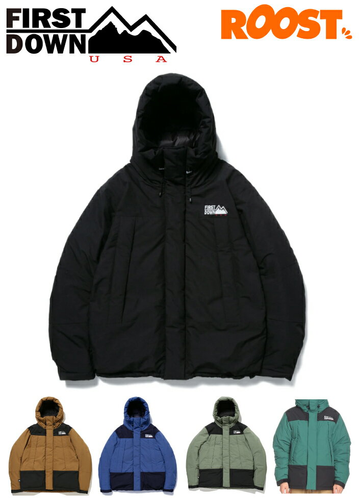 ファーストダウン ダウンジャケット メンズ FIRST DOWN ファーストダウン F542005 ラップダウンパーカー ディクロス マウリ WRAP DOWN PARKA DICROS MAURI 2023秋冬 日本正規品 メンズ ダウンジャケット アウター ジャケット ダウン パーカー