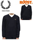 フレッドペリー FRED PERRY フレッドペリー CLASSIC V NECK JUMPER クラシックVネックジャンパー K9600 日本正規品 2023秋冬 メンズ ニット セーター メリノウール