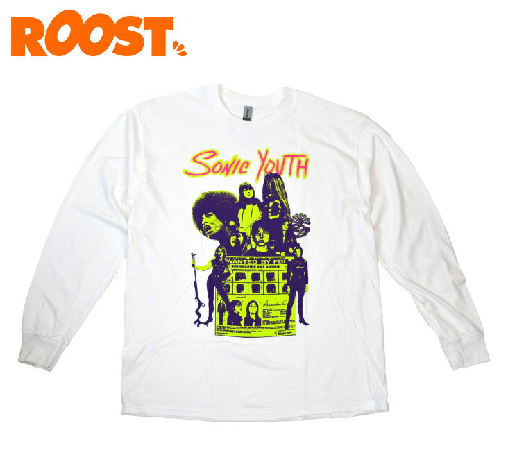 Rakuten - SONIC YOUTH ソニックユース ロングスリーブ Tシャツ バンド ミュージック メンズ 長袖Tシャツ LS TEE メンズ