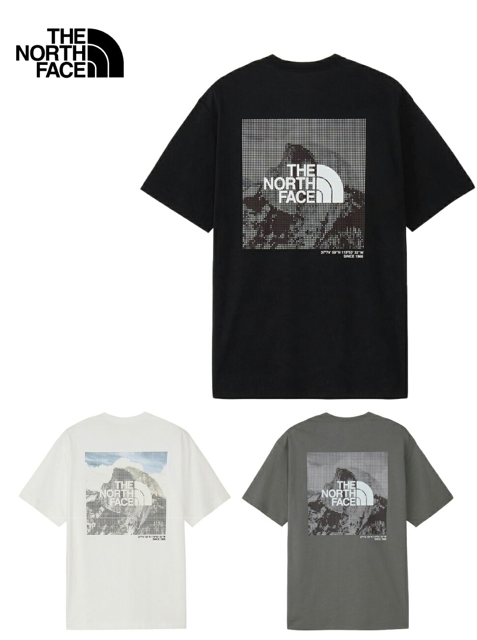 Rakuten - THE NORTH FACE ザ・ノース・フェイス ショートスリーブハーフドームデジタルスクエアロゴティー ユニセックス Tシャツ NT32657 メンズ 日本正規品 2026春夏