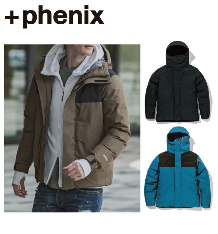 +phenix プラスフェニックス GORE-TEX INFINIUM Bicolor Down Jacket ゴアテックス インフィニウム バイカラー ジャケット poo-22048 2022秋冬 日本正規品 アウター ジャケット ダウン 防風 透湿