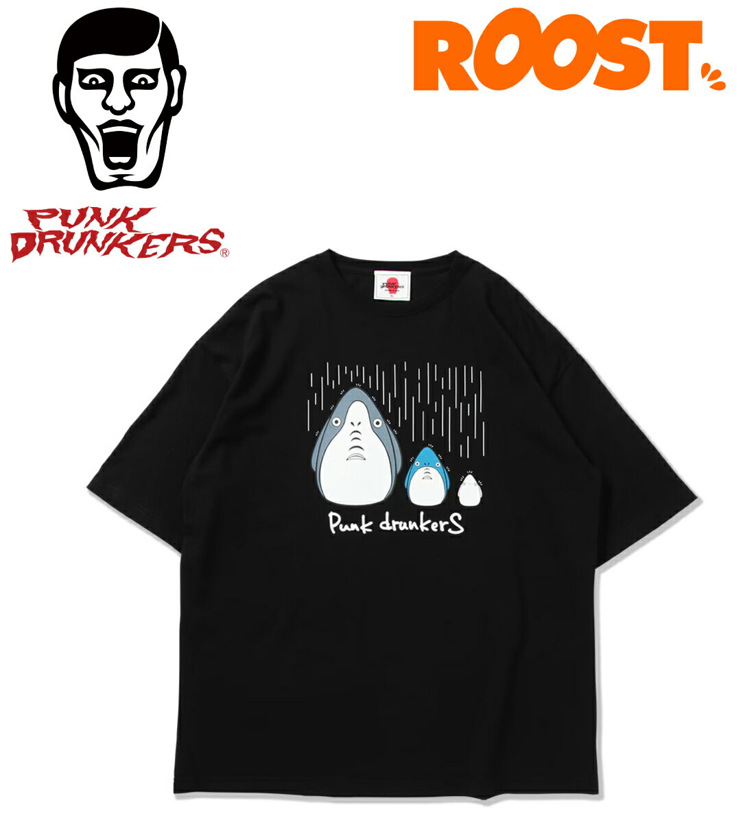Rakuten - PUNK DRUNKERS パンクドランカーズ 鮫人たちBIG.TEE メンズ Tシャツ