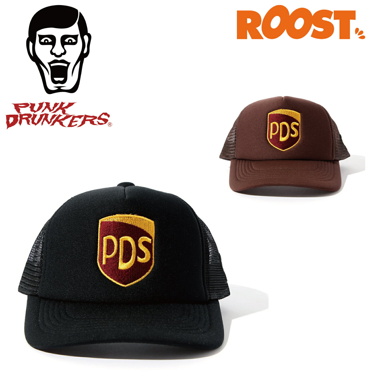 Rakuten - PUNK DRUNKERS パンクドランカーズ PDSエンブレムメッシュCAP 日本正規品 キャップ 帽子