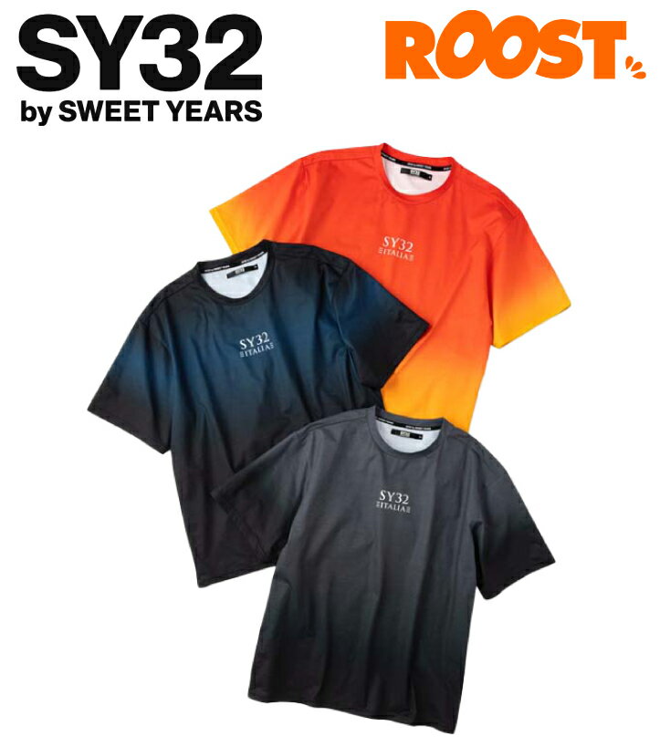 Rakuten - SY32 by SWEET YEARS GRADATION BIG LOGO TEE グラデーションビッグロゴ Tシャツ 15026 日本正規品 2025春夏 メンズ エスワイサーティトゥバイスウィートイヤーズ