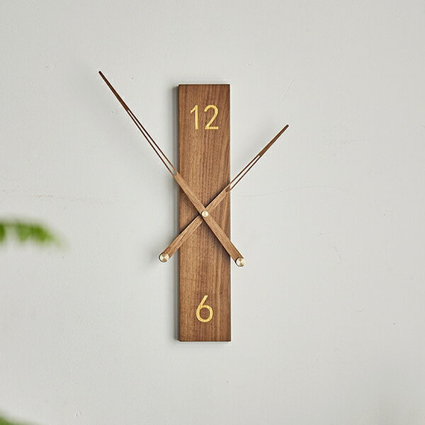 掛け時計 壁掛け 木製時計 とけい おしゃれ 木製 木 かわいい 個性的 北欧 モダン クロック インテリア 34cm 40cm スリム ウォールクロック