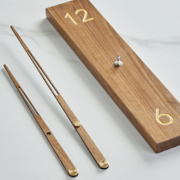 掛け時計 壁掛け 木製時計 とけい おしゃれ 木製 木 かわいい 個性的 北欧 モダン クロック インテリア 34cm 40cm スリム ウォールクロック [2]