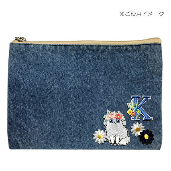 猫 ワッペン 刺繍 アイロン接着 縦5.5cm...の紹介画像2