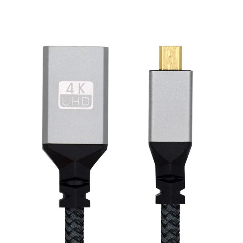 CY 4 KケーブルType-D Micro HDMI 1.4オスヘッド直通HDMIメス拡張ケーブルは、DV MP 4カメラDCノートパソコンHDTVに適している