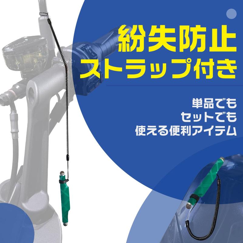 WAITREE グローブのまま操作 タッチペン バイク用 【交換用ペン先2個付き】 【金属プレート付き】 【ハイプロテクションシート付き】 【紛失防止ストラップ付き】 スマホ スタイラスペン 強