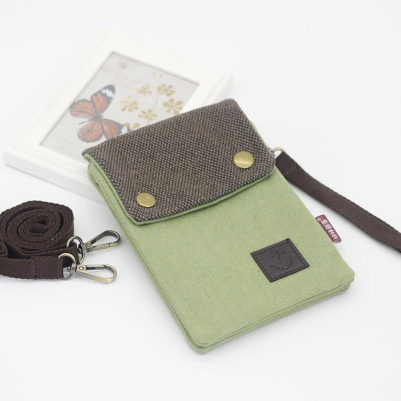 SURCHAR スマホポーチ スマホバッグ ミニショルダーバッグ 斜め掛け ガジェットポーチ スマホ 小銭 鍵 小物入れ ミニバッグ お財布バッグ 帆布 デニム ストラップ付き 男女兼用 iPhone対応 デニ root-house-10148541 RoothouseStore サンプル画像3