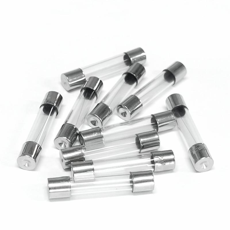 ガラス管ヒューズ 250V 定格電流 0.5A シバ管ヒューズ ミニ管 ヒューズ ファストブロータイプ ガラスミニ管ヒューズ φ6x30mm 10本入り