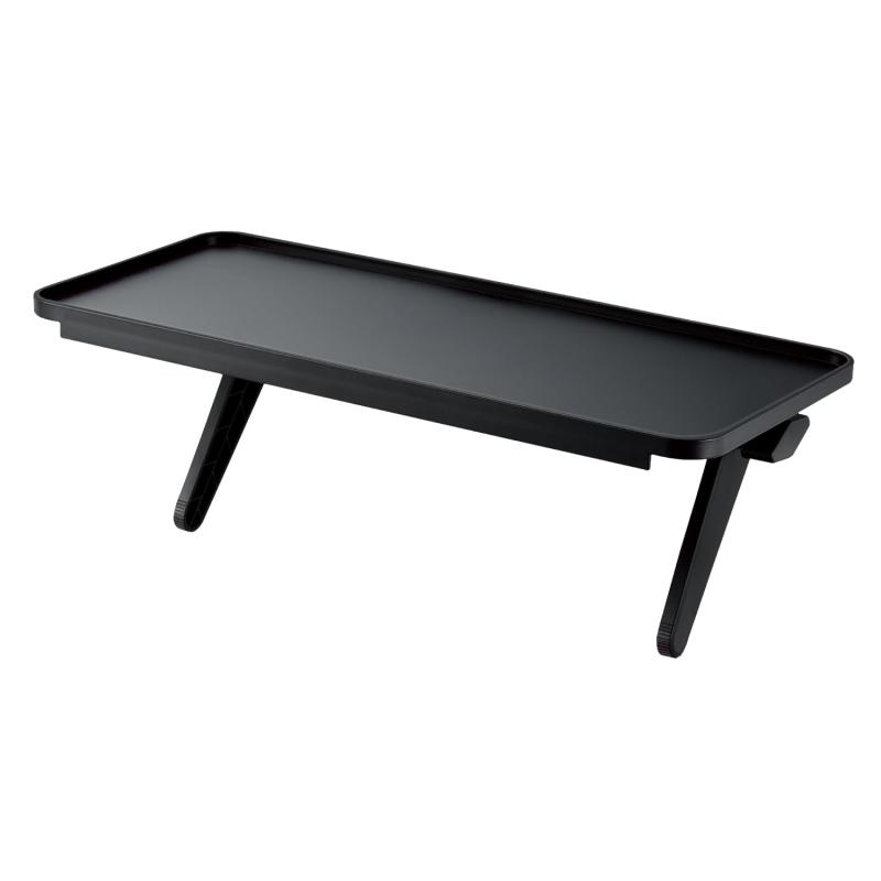 エレコム ディスプレイボード モニター上ラック 小物置き 二脚 厚み18~85mm対応 ブラック PCA-DPTP3012BK