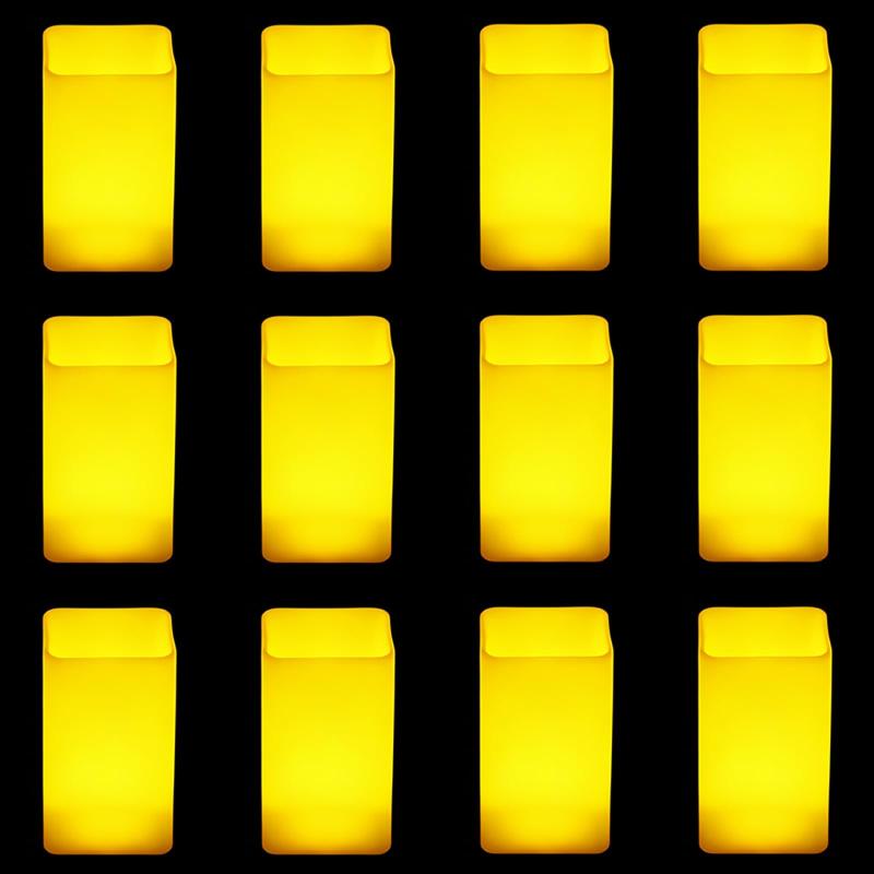 CHENLONB キャンドルライト LEDキャンドル 12個セット 電気ろうそく 揺らぐ炎 癒し 雰囲気作り インテリア装飾 誕生日 結婚式 パーティー バレンタインデー クリスマス
