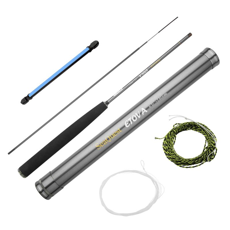 SeaQuest ETOVA 6FT 180CM 銀SeaQuest ETOVA 6FT 180CM 銀コンパクトでポータブル:棒の契約された長さは38.5センチメートルであり,炭素管の長さは40.5センチメートルであり,旅行箱に適合しやすいです.パッケージを開いた後にすぐにあなたあなたはパッケージを開いた後すぐにあなたあなたあなたあなたあなたはあなたがあなたあなたあなたはあなたあなたはあなたあなた釣竿の重量は32gですSeaQuest ETOVA 6FT 180CM 銀