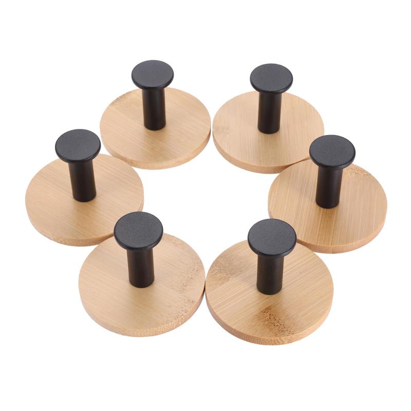 Yetaha 粘着 壁掛けフック 木製 洋服フック 強力