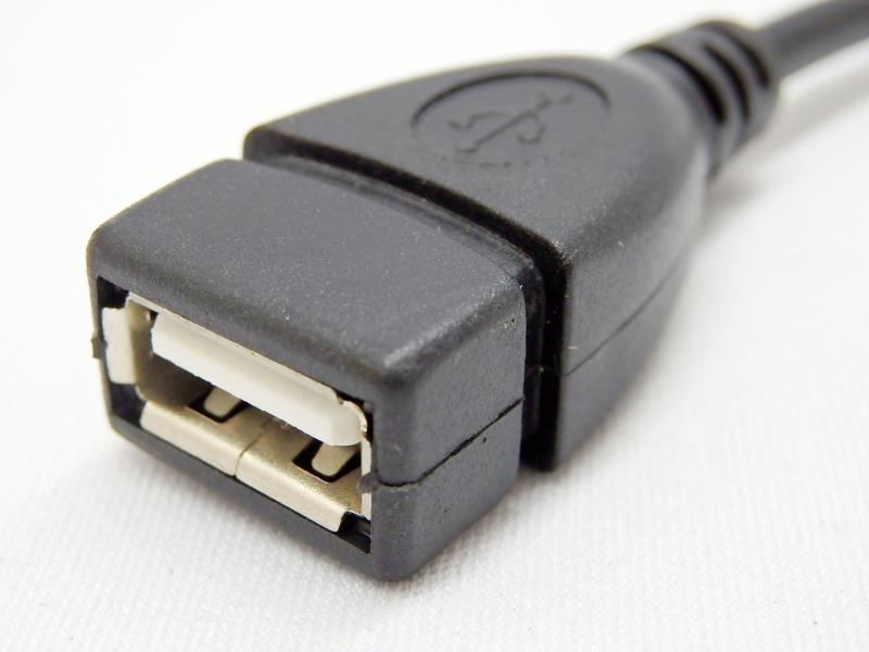 エスエスエーサービス USB L型延長 (20cm L型左)