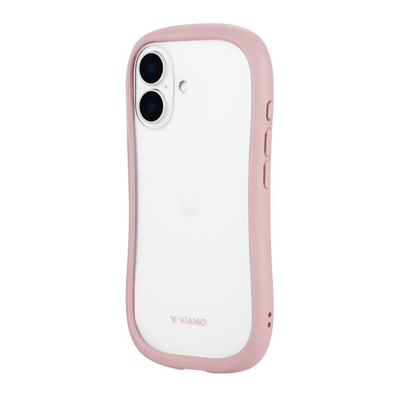 LEPLUS ルプラス iPhone 16 耐傷・耐衝撃ハイブリッドケース 「ViAMO freely」 ダスティピンク LN-IM24VMFPK