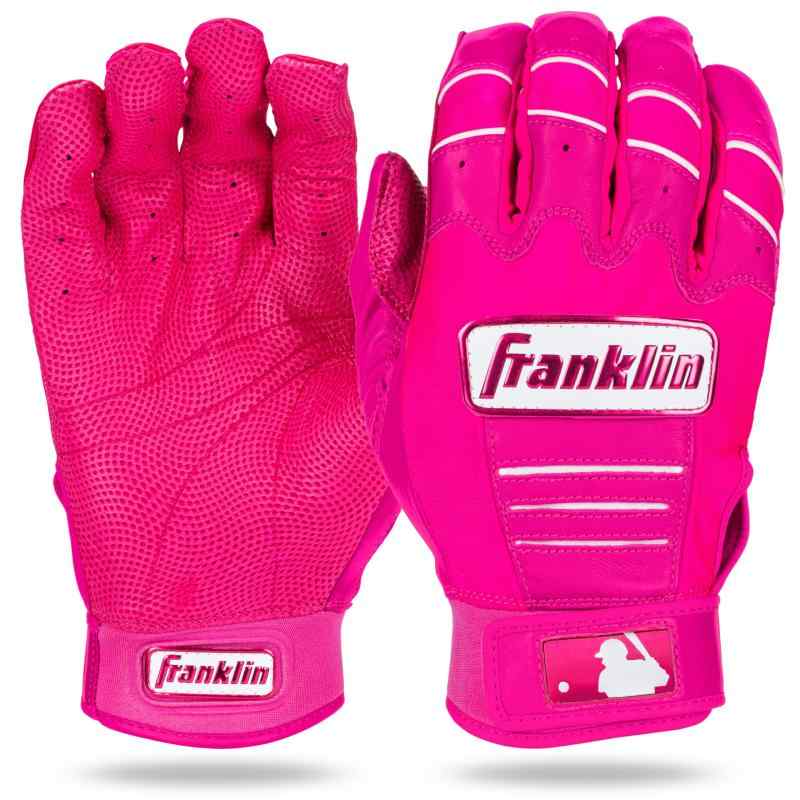フランクリン FRANKLIN バッティンググローブ(両手用) CFX PRO HI-LITE 野球 バッティング 手袋 バッテ 手袋 プロ メジャー 24SS(20897) ピンク Sサイズ(4.0)