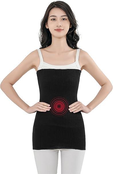  腹巻 ロング レディース 綿100% 柔らか 腹巻き メンズ 男女兼用 ウエストウォーマーはらまき 薄手暖かい 防寒保温 夏冬対応 大きいサイズ 妊婦 妊活 温活 ヨガ 50CM (ブラック)