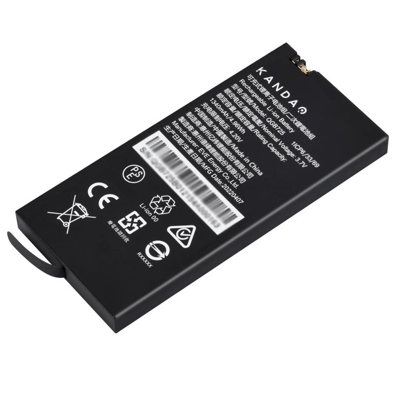 Qoocam Ego バッテリー1340mAhバッテリーQGB725