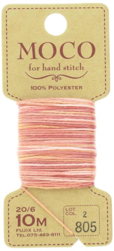 フジックス MOCO モコ グラデーション 【手縫いステッチ糸】 10m col.805