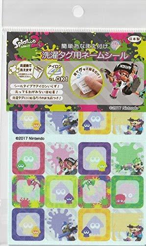 稲垣服飾 スプラトゥーン 2 簡単 おなまえ 付け 洗濯タグ 用 ネーム シール TOCT001