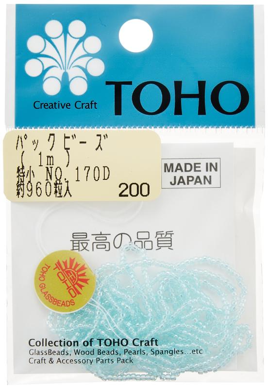 TOHO 特小ビーズ 糸通しビーズ 外径約1.5mm 1m入り No.170D