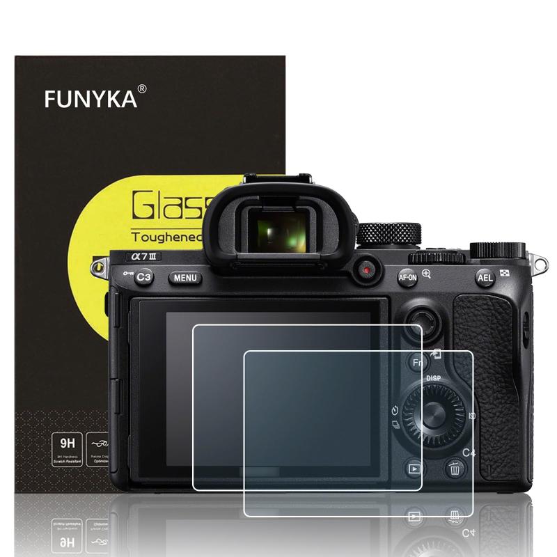 UNNYKA 2枚セット Sony A7RIV &amp; A7III 用 超薄液晶保護ガラス 液晶保護フィルム Sony A7RIV A7R IV A7R Mark IV A7III A7 Mark III A7 III 対応 高硬度9H 高透過率 0