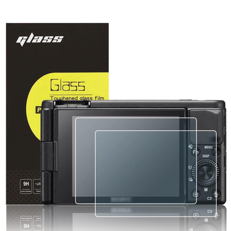 【Sony ZV-1 ZV-1F ZV1II 専用】 2枚セット 超薄ガラス液晶保護フィルム Sony ZV1 ...
