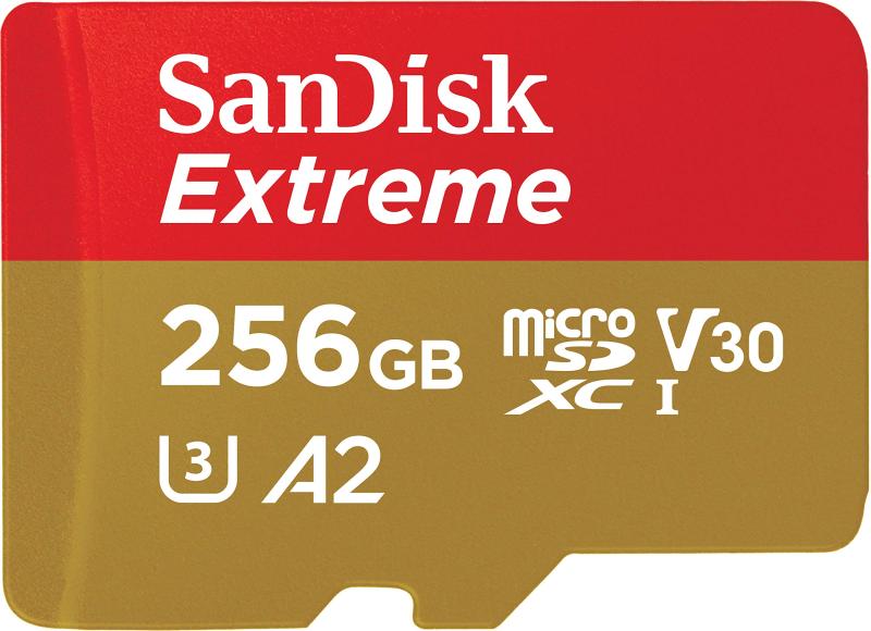 Micro SD Card, 256 GB, SanDisk, UHS-3, Class 10, Nintendo Switch Recommended, SDSQXAV-256G-GN6MN SD Converter, No SD Adapter, I