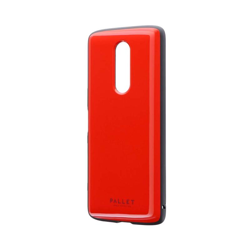 ルプラス Xperia 1 SO-03L/SOV40/SoftBank 耐衝撃ハイブリッドケース 「PALLET AIR」 レッド LP-M19SX1HVARD